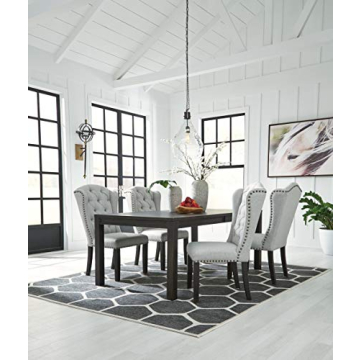 Elegant Jeanette Tufted Dining Chairs Set by Ashley