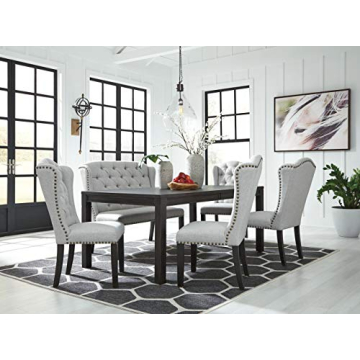 Elegant Jeanette Tufted Dining Chairs Set by Ashley