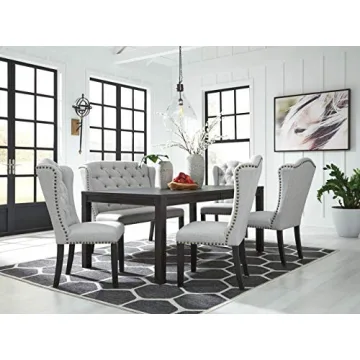 Elegant Jeanette Tufted Dining Chairs Set by Ashley