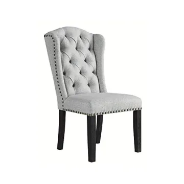Elegant Jeanette Tufted Dining Chairs Set by Ashley