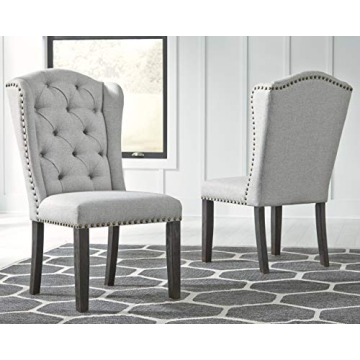 Elegant Jeanette Tufted Dining Chairs Set by Ashley