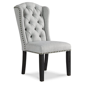Elegant Jeanette Tufted Dining Chairs Set by Ashley