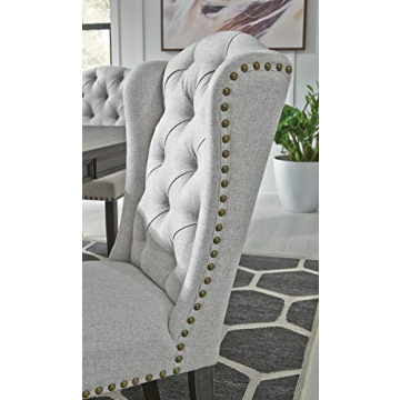 Elegant Jeanette Tufted Dining Chairs Set by Ashley