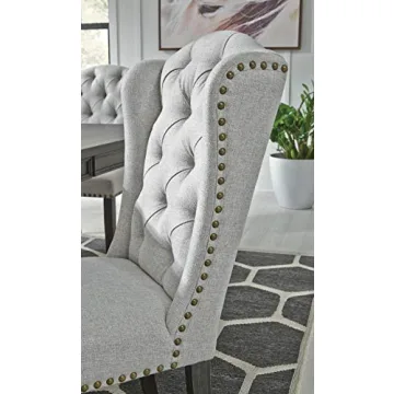 Elegant Jeanette Tufted Dining Chairs Set by Ashley