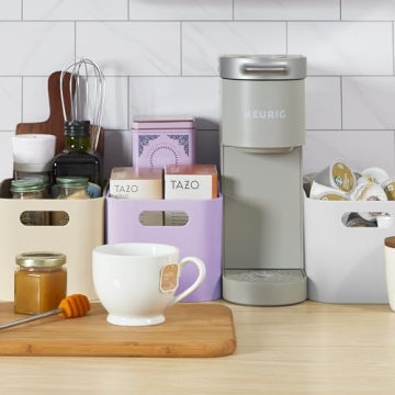 STORi White Plastic Storage Bins Set of 3 Organize Any Space