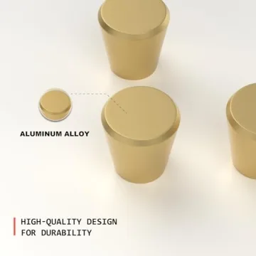 Elegant Gold Cabinet Knobs for Kitchen Dresser Upgrade