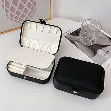 Elegant Travel Jewelry Case Gift for Women and Girls