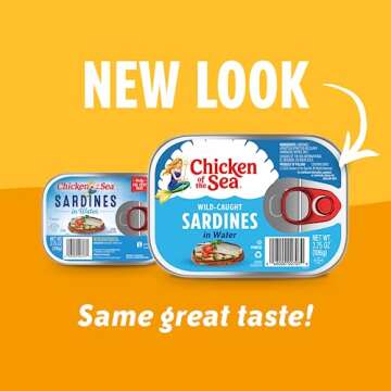 Chicken of the Sea Sardines in Water - Wild Caught, Highly Nutritious, 3.75 Ounce Can