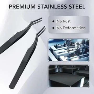 Eyelash Applicator Tool Cluster Lash Tweezers For False Lashes, Curved DIY Eyelash Tweezers for Eyelash Clusters Easy Lash Application and Removal Eyelash Clamper