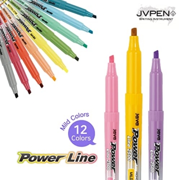 Mild Color Highlighter Set - Versatile 12 Pack for All