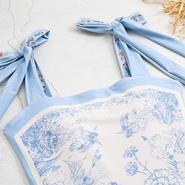 Stylish Reversible Floral One Piece Swimsuit for Women