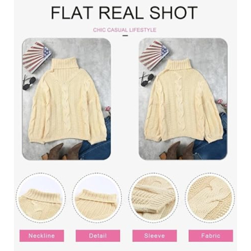 Charming Dokotoo Chunky Cable-Knit Sweater for Women