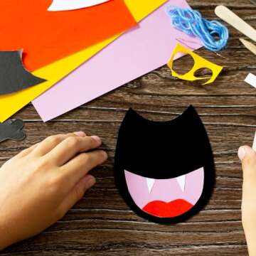 PA Paper Accents Glossy Cardstock 8.5" x 11" Black, 12pt Colored cardstock Paper for Card Making, Sc...