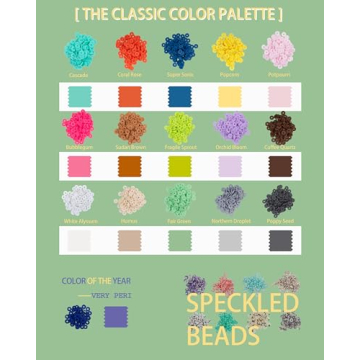 Deinduser Bracelet Kit - 7200 Pcs Colorful Beads Set