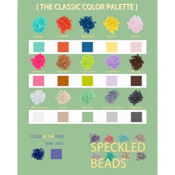 Deinduser Bracelet Kit - 7200 Pcs Colorful Beads Set