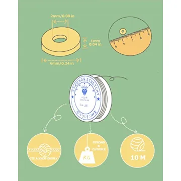 Deinduser Bracelet Kit - 7200 Pcs Colorful Beads Set