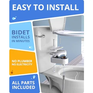 Affordable Clear Rear Bidet Attachment - Easy Install & Hygienic