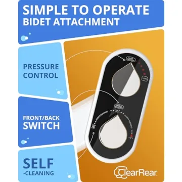 Affordable Clear Rear Bidet Attachment - Easy Install & Hygienic