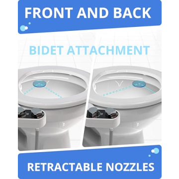 Affordable Clear Rear Bidet Attachment - Easy Install & Hygienic