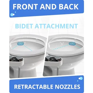 Affordable Clear Rear Bidet Attachment - Easy Install & Hygienic
