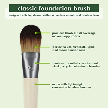 EcoTools Vegan Foundation Brush for Seamless Makeup Application