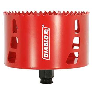 Freud DHS4250 Diablo High Perf Hole Saw Wood,Plastic,Alum,Metal&SS,4-1/4"x2-3/8"