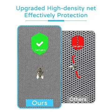 Comforer 4 Pack Mesh Food Covers for Outdoor Dining