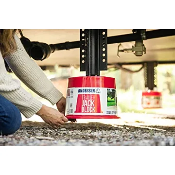 Andersen Trailer Jack Blocks for RV Stability and Support | 2-Pack