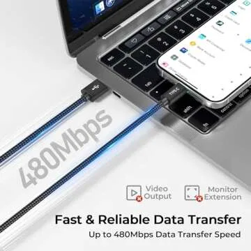 Basesailor USB C Cable 2-Pack for Fast Charging