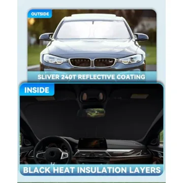 Custom Fit Windshield Sunshade for Honda Civic 2012-2015