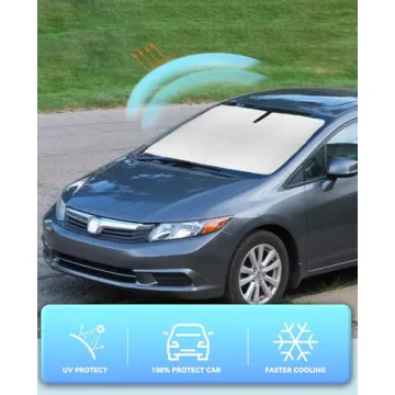 Custom Fit Windshield Sunshade for Honda Civic 2012-2015