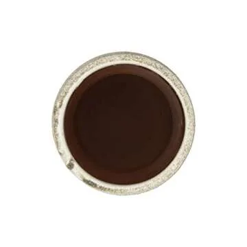 Unique Grey Terracotta Vase with Reactive Glaze Finish