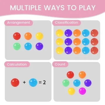 Thenese Crush Proof Ball Pit Balls 100 pcs for Kids