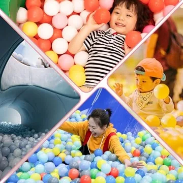 Thenese Crush Proof Ball Pit Balls 100 pcs for Kids