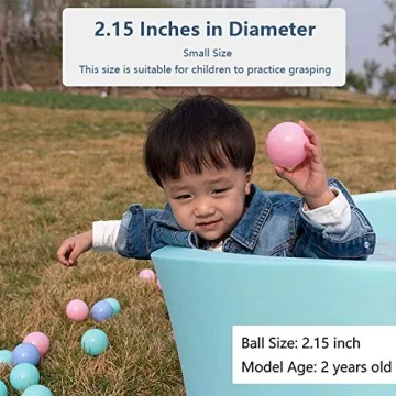 Thenese Crush Proof Ball Pit Balls 100 pcs for Kids