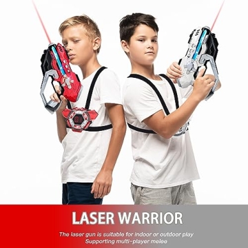 Kusntin Laser Tag Set with Digital Score Display for Kids
