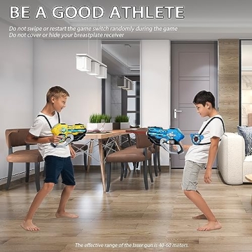 Kusntin Laser Tag Set with Digital Score Display for Kids