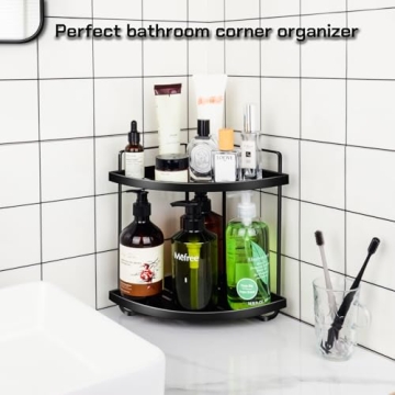 Niluks 2 Tier Metal Counter Organizer for Small Spaces