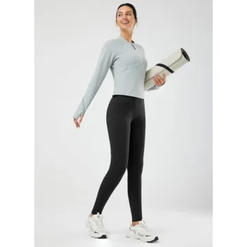 BALEAF Fleece Lined Leggings for Cold Weather Comfort - Women