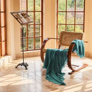 LIFEIN Cozy Knitted Fall Throw Blanket for Home