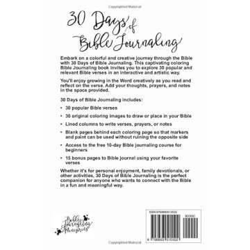 30 Days of Bible Journaling: Unlock Your Creativity and Faith