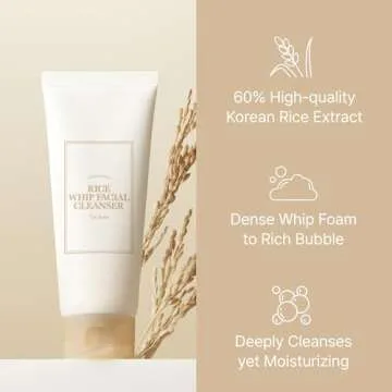I'm from Rice Toner 5.07 fl oz & Face Wash 5.07 fl oz, Korean Rice Toner & Rice Face Wash for Dry, Combination Skin, balances Skin Barrier for sensitve Skin, Glowing, Glass Skin
