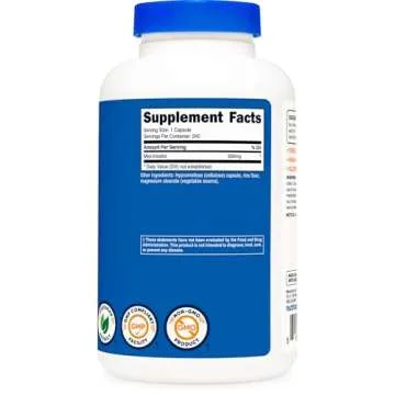 Nutricost Inositol Capsules - 500mg, 240 Veggie Capsules