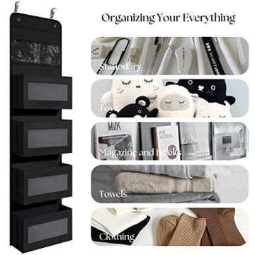 Large Capacity Over Door Organizer - Versatile Storage Solution