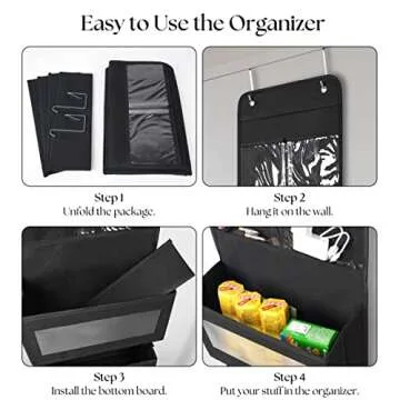 Large Capacity Over Door Organizer - Versatile Storage Solution