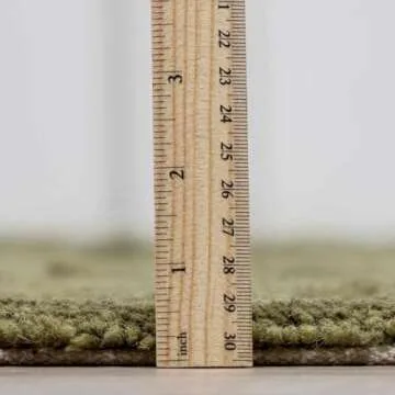 Hauteloom Cicily Natural Fiber Wool High Pile Rug