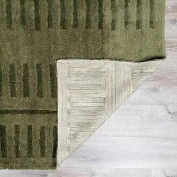 Hauteloom Cicily Natural Fiber Wool High Pile Rug