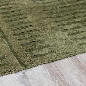 Hauteloom Cicily Natural Fiber Wool High Pile Rug