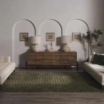 Hauteloom Cicily Natural Fiber Wool High Pile Rug