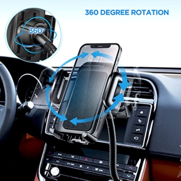 SOAIY 3-in-1 Car Mount Charger with USB Ports